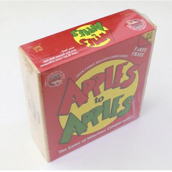 Apples to Apples Party Crate Board Game - Family Fun Wood Wooden Box NEW… - Picture 3 of 3